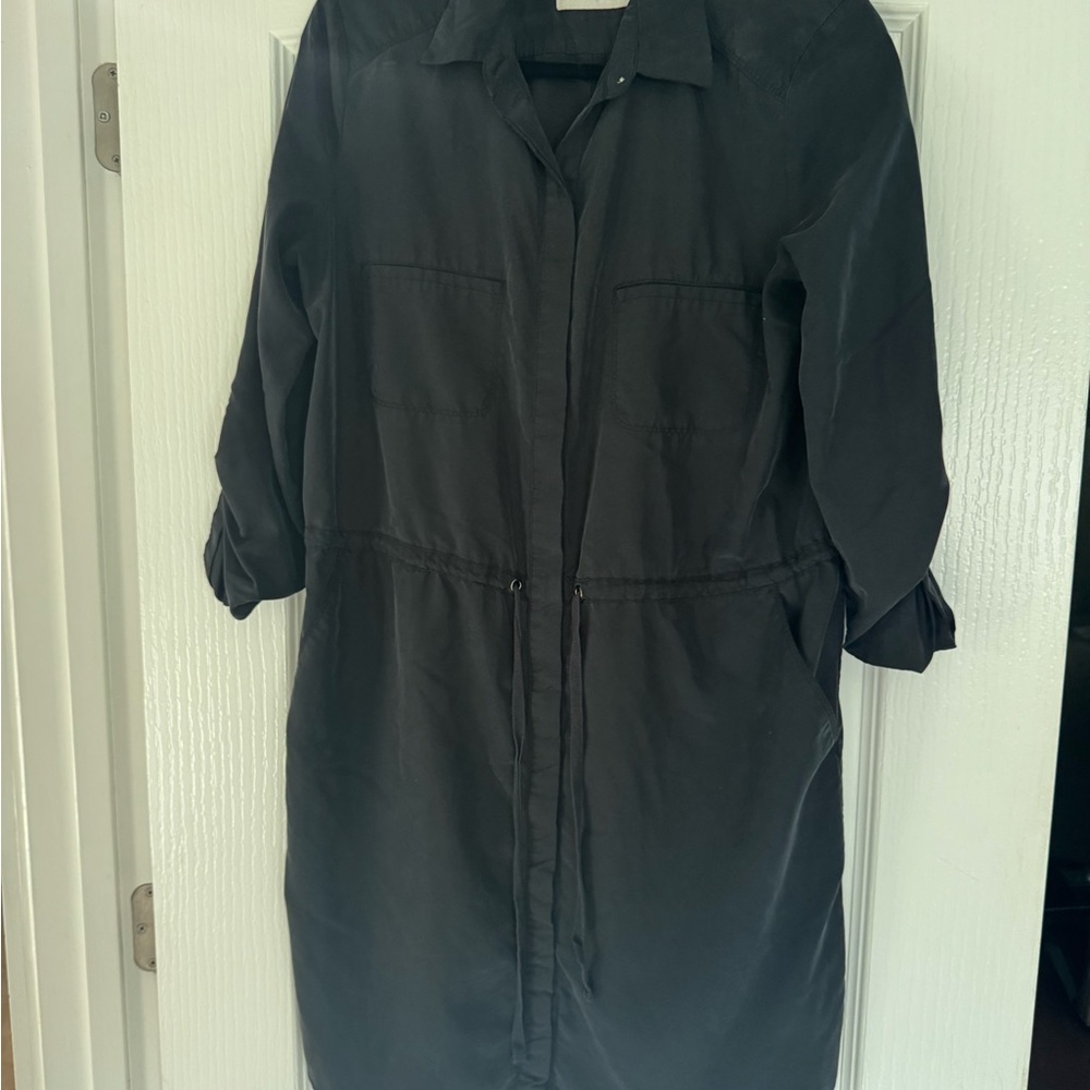 LOFT Black Lounge Shirt Jacket
